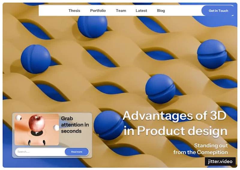 Cover image for Advantages of 3D in Product