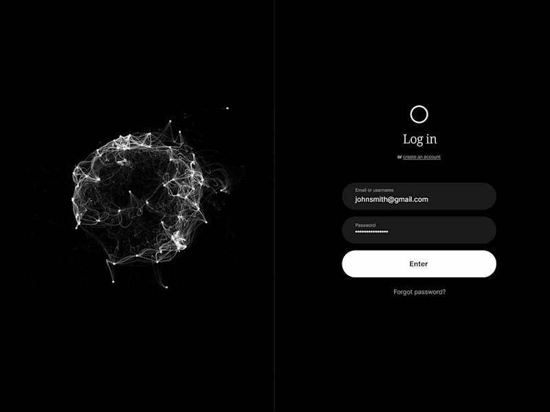 Cover image for Authentication Screen for Financial AI