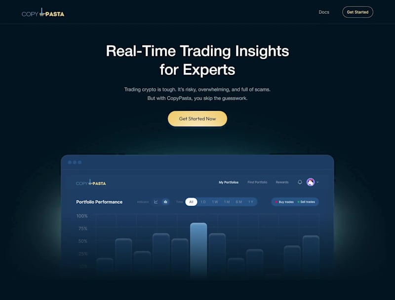 Cover image for Copy-Pasta - Crypto Trading &