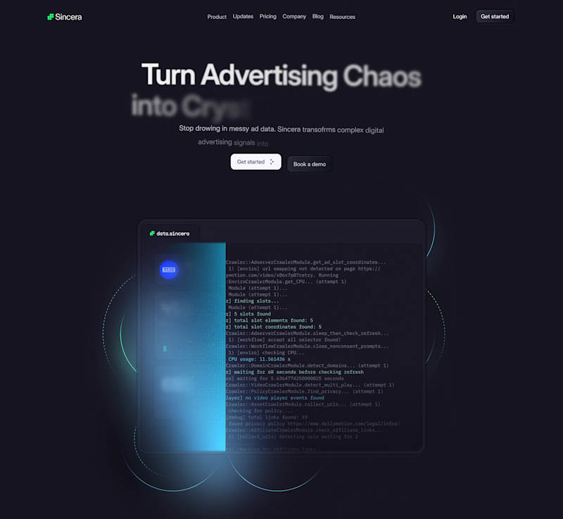 Cover image for Professional Landing Page Design Services for Sincera.ai