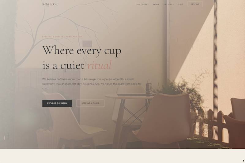 Cover image for Created a Japandi-inspired website for