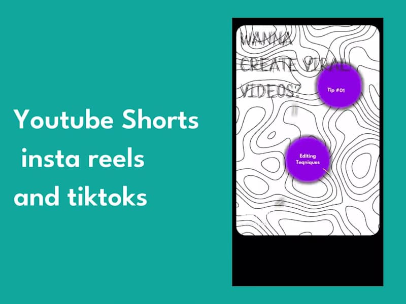 Cover image for Engaging YouTube Short, Instagram reels & Tiktok Editing.