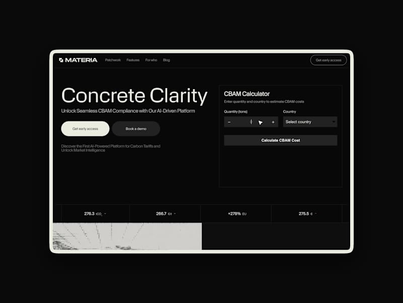 Cover image for MATERIA: Brand & Website for a Startup Built in 48 Hours