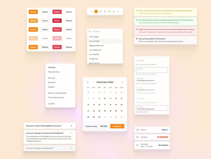 Cover image for ParkingMyCar Design System