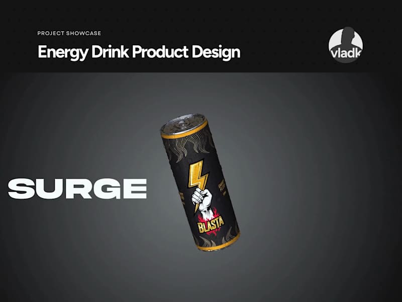 Cover image for BLASTA Energy Drink Brand and Packaging Design