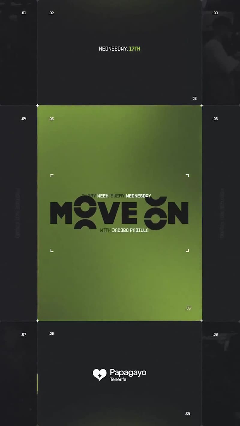 Cover image for Animated flyer for a house music event