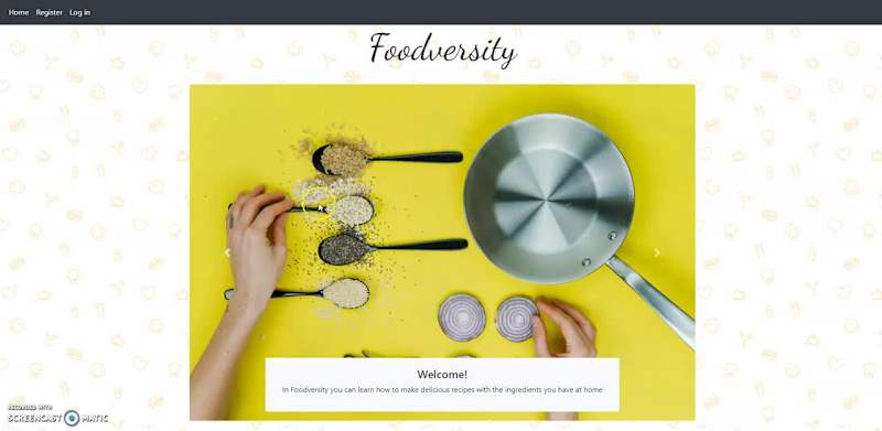 Cover image for Foodversity project - an application