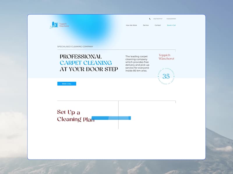 Cover image for Engaging Cleaning website design using webflow and Figma