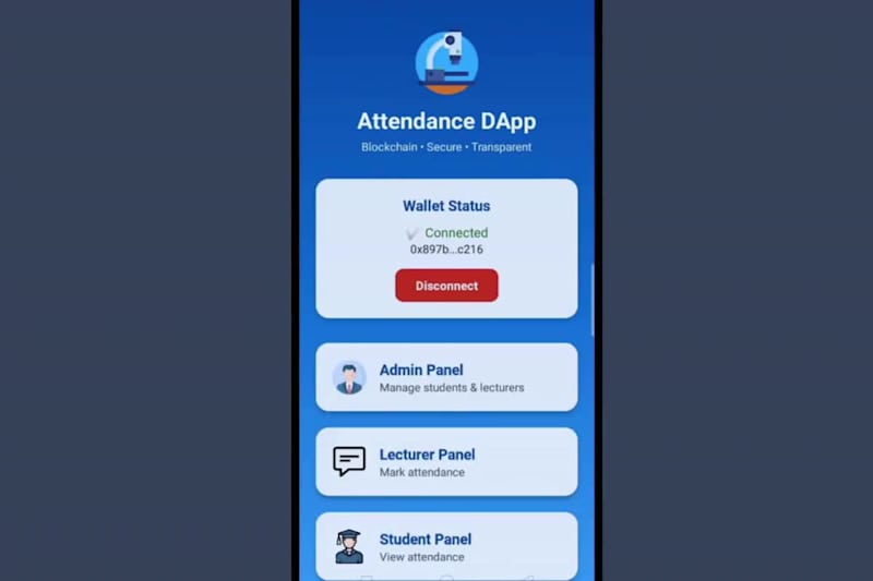 Cover image for Blockchain-Based Attendance Management System