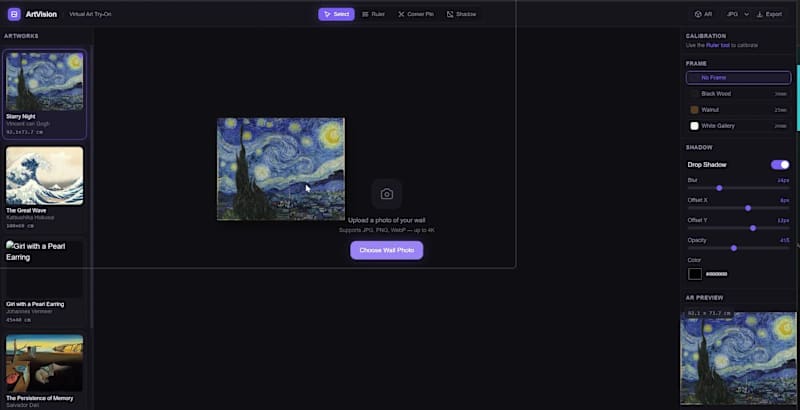 Cover image for Module for trying out paintings