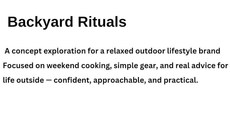 Cover image for Title: Lifestyle Brand Concept A concept lifestyle brand pro...