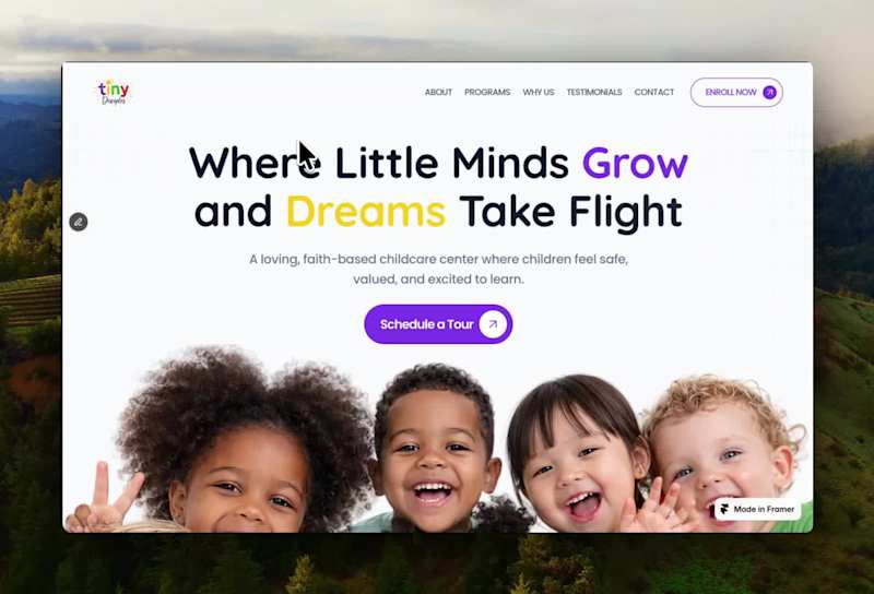 Cover image for Tiny Disciples Website Design & Development