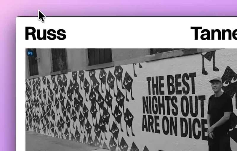 Cover image for Russ Tannen is an commercial