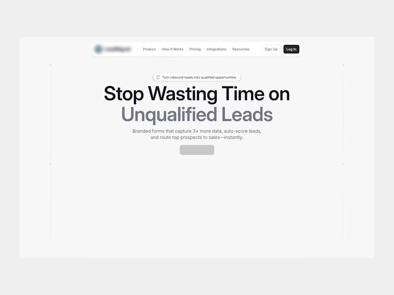 Cover image for Recent website hero section with subtle motion designed in @...