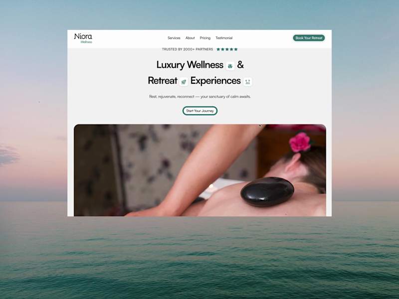 Cover image for Niora Wellness - Landing Page Design & Development