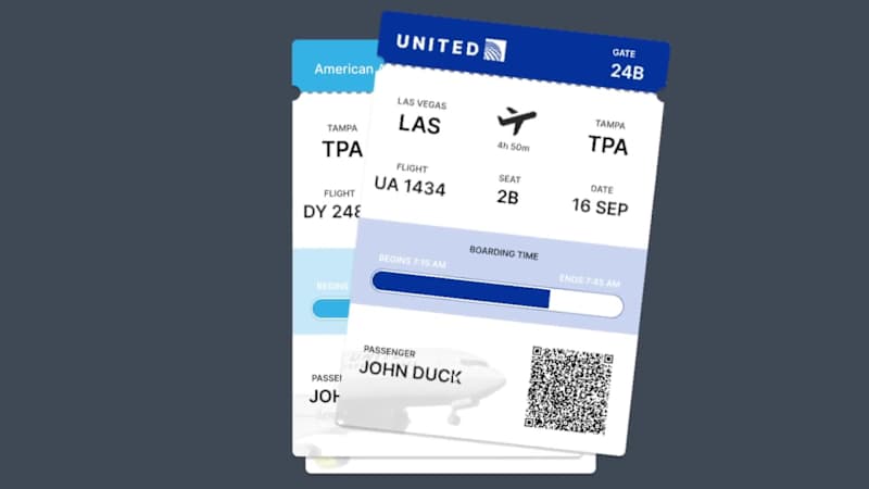 Cover image for Day 024 — Boarding Pass | 100 days UI challenge