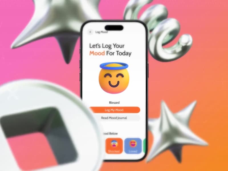 Cover image for Mood App– UX/UI Design for Mood Logging App 