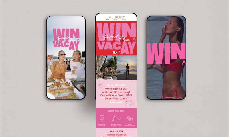 Cover image for Email Marketing & Social Ads - Win A Vacay