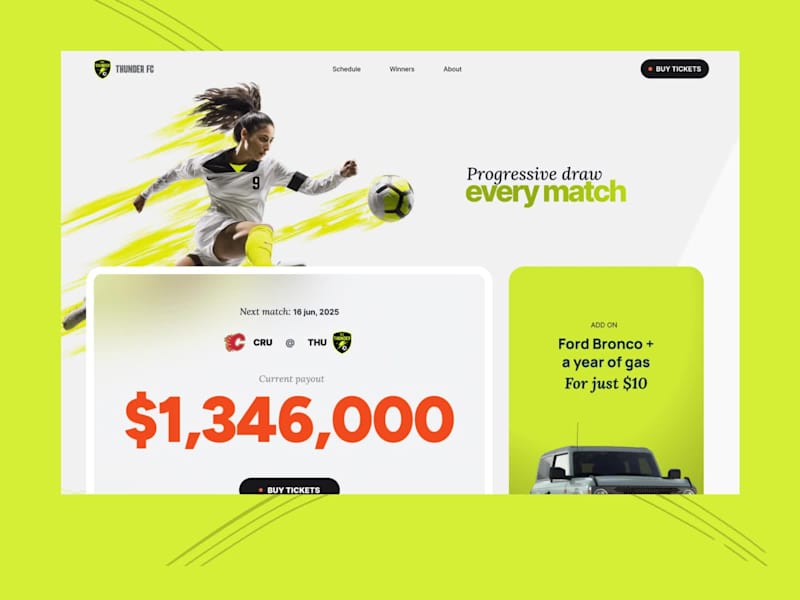 Cover image for Raffle Landing Page Design System