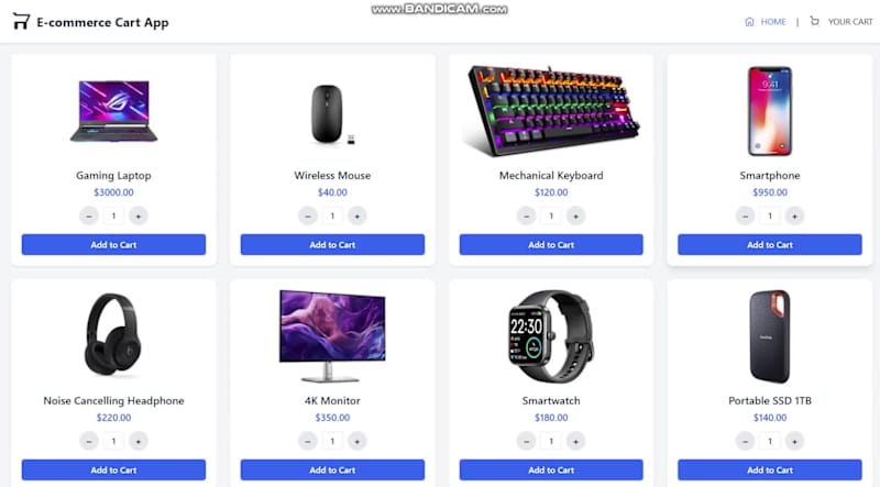 Cover image for Ecommerce Cart App