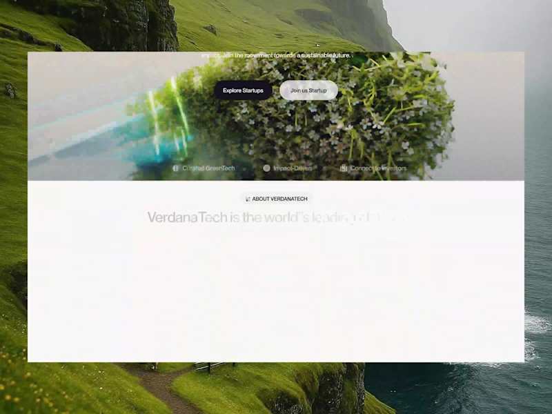 Cover image for VerdanaTech Homepage Design