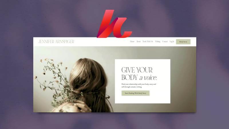 Cover image for Somatic Writing Coach Kajabi Website for Jennifer Arnspiger