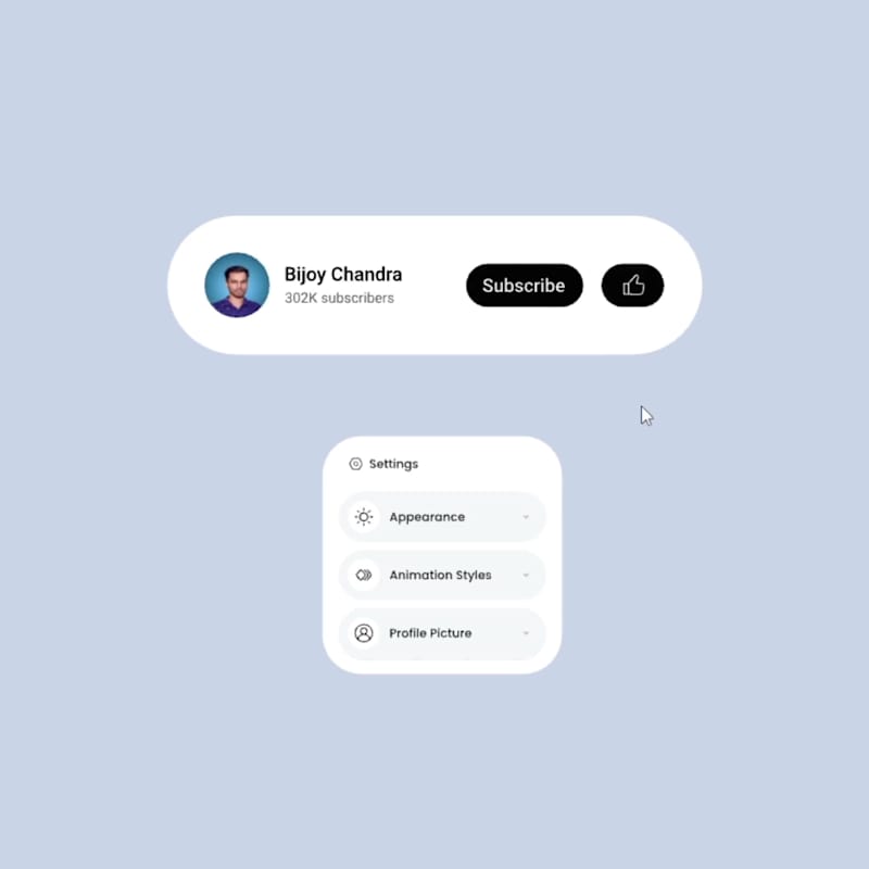 Cover image for Interactive Subscribe Button Animation