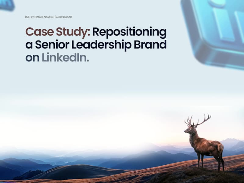 Cover image for LinkedIn Profile Revamp and Personal Branding for Nick