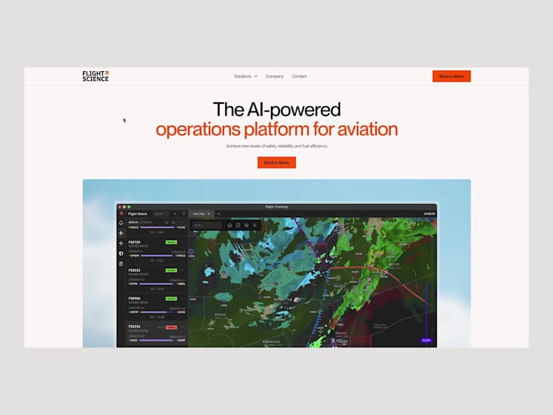 Cover image for Flight Science website