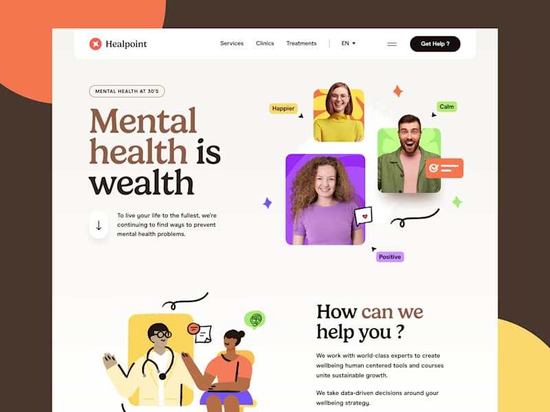 Cover image for Mental-Wellness Website Design