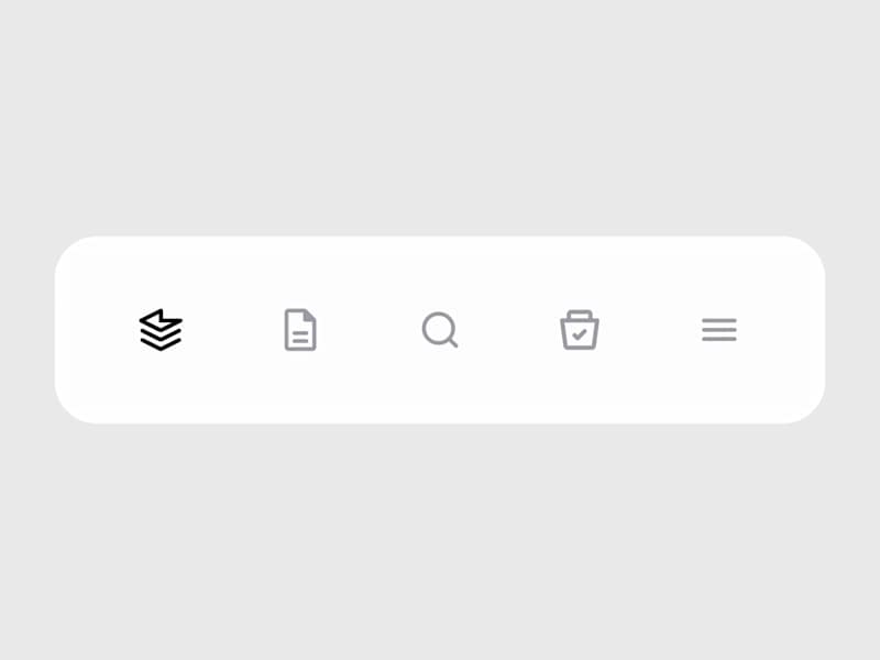 Cover image for Interactive Rive Tab Bar Icons