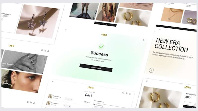 Cover image for UMRA Jewellery – E-commerce UI/UX Design