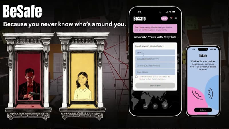 Cover image for BeSafe: Instant Criminal History Check App