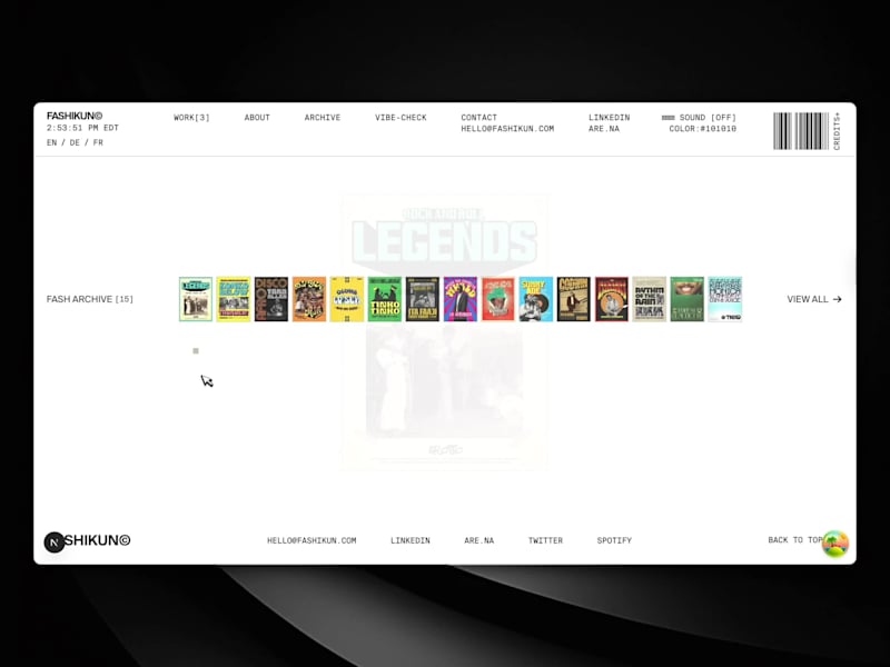 Cover image for WIP 🚧 - Archive Carousel Portfolio website for a super-tale...