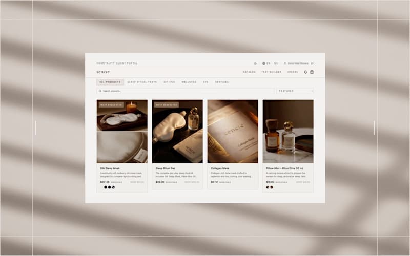 Cover image for Sencie B2B Portal