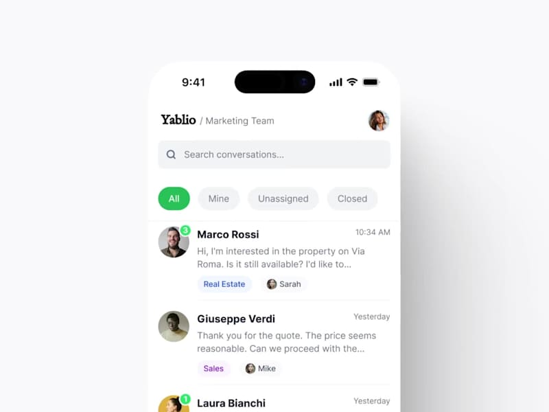 Cover image for Yablio: Designing a Zero-Learning-Curve Mobile Inbox for SMB
