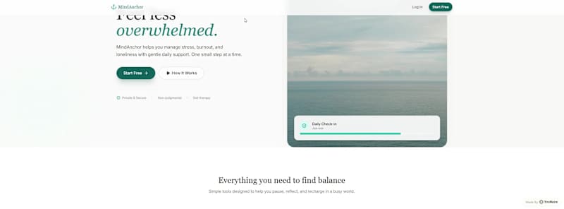 Cover image for MindAnchor : The Supporting App For Your Brain MindAnchor is...