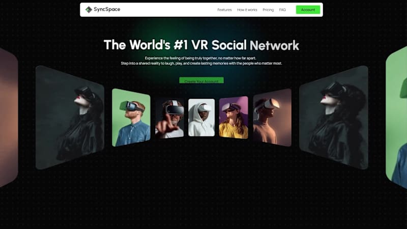 Cover image for SyncSpace Virtual Reality Social Network Development