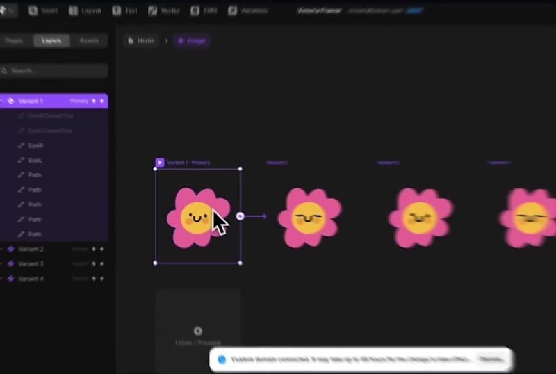 Cover image for I really love to experiment with some animations in Framer —...