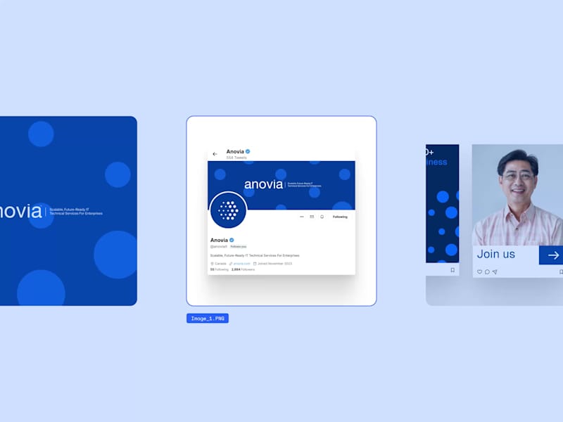 Cover image for Anovia — Technical Services Brand Redesign