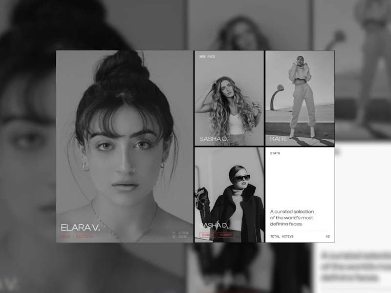 Cover image for NØRTH Model Scouting Website Design