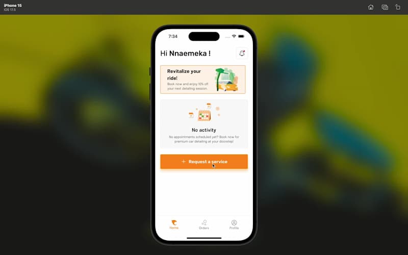 Cover image for Igodo Mobile Car Detailing App Development