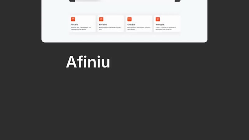 Cover image for Designing and Building the Afinium Framer Website