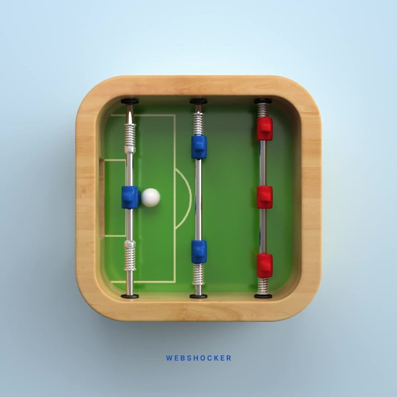 Cover image for Animated table football icon