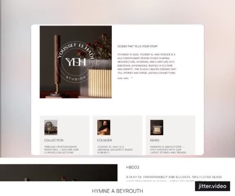 Cover image for YEH Studio - Framer Website Development