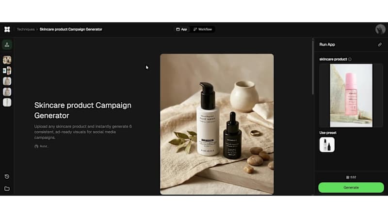 Cover image for Built a skincare product campaign