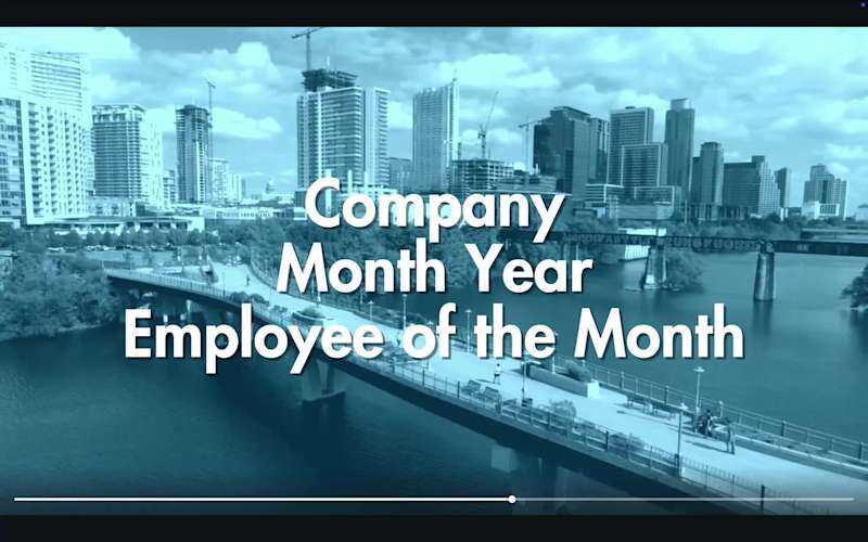 Cover image for Employee of the Month Presentation