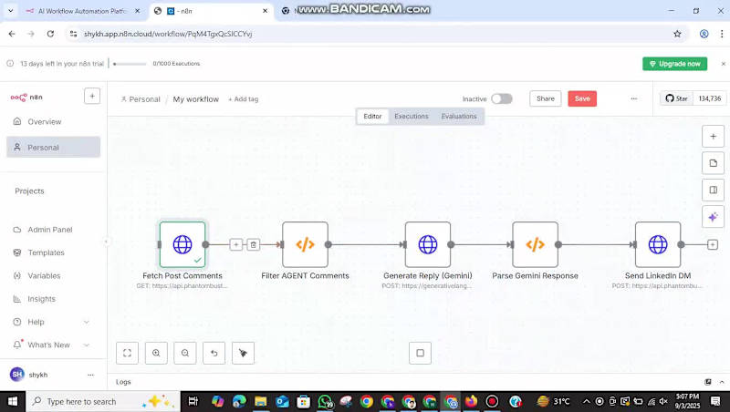 Cover image for LinkedIn Auto DM Responder Development