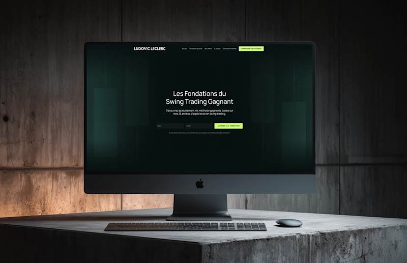 Cover image for Ludovic Leclerc | Branding + Kajabi Website Development