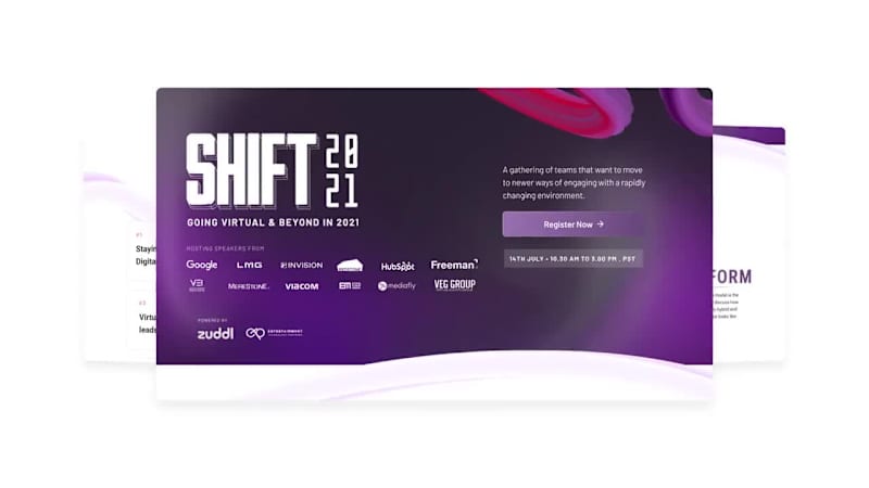 Cover image for Zuddl’s Next-Gen SaaS Website, Built by Flowtrix